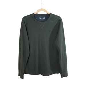 Under Armour ColdGear Green Long Sleeve Loose Fit Thermal T-shirt Men's M